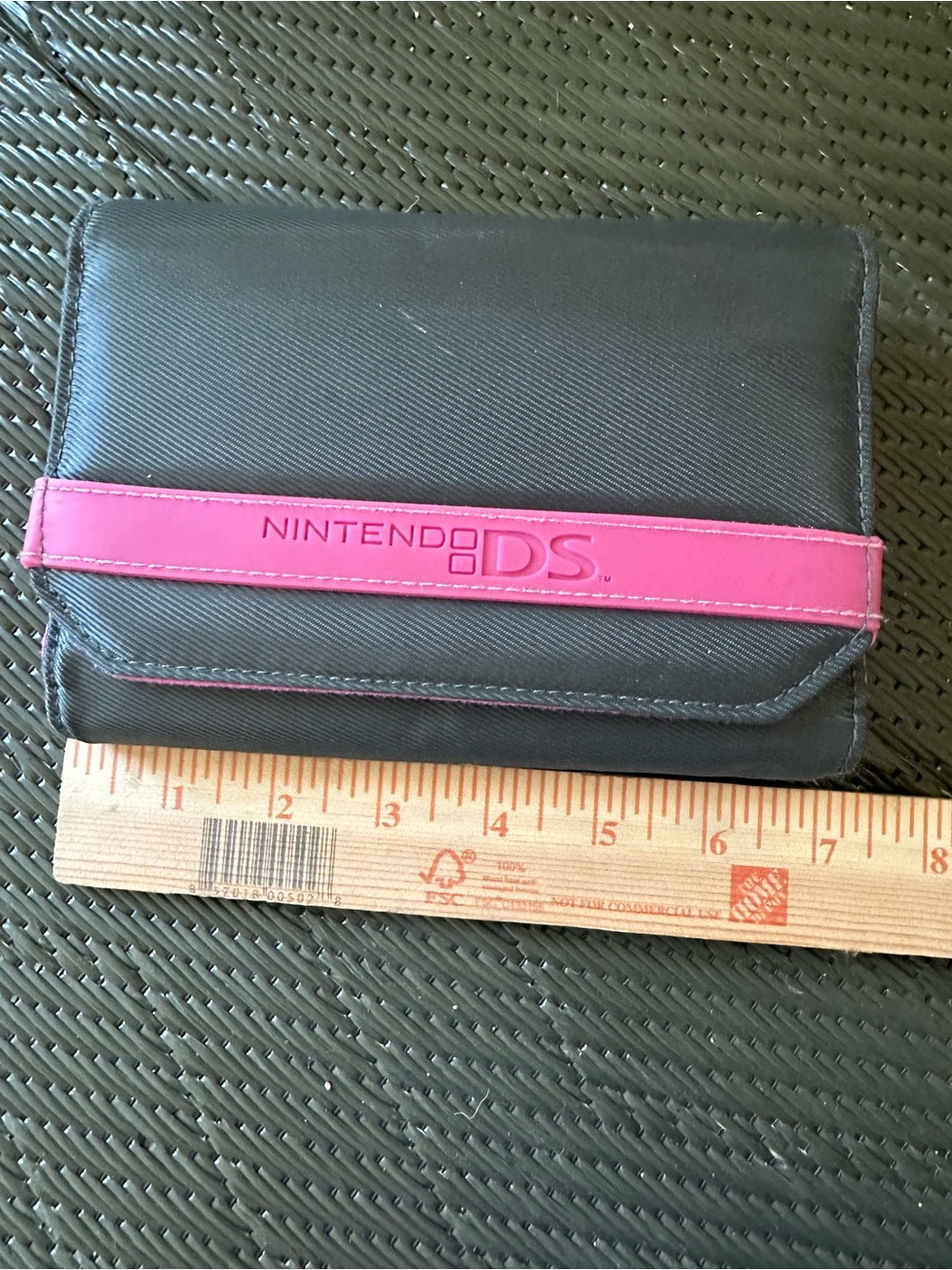 Nintendo DS Wallet Pink Gray Travel Carrying Case - Picture 10 of 13